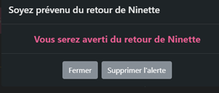 Notifications sur Fgirl