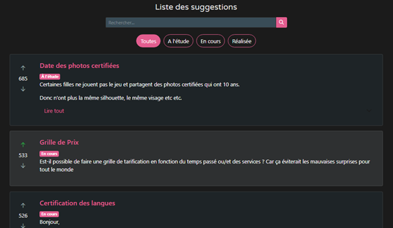 Donner son avis sur Fgirl